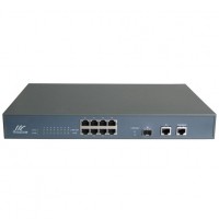 Managed 10/100M 8 port POE fiber ethernet switch For FTTH